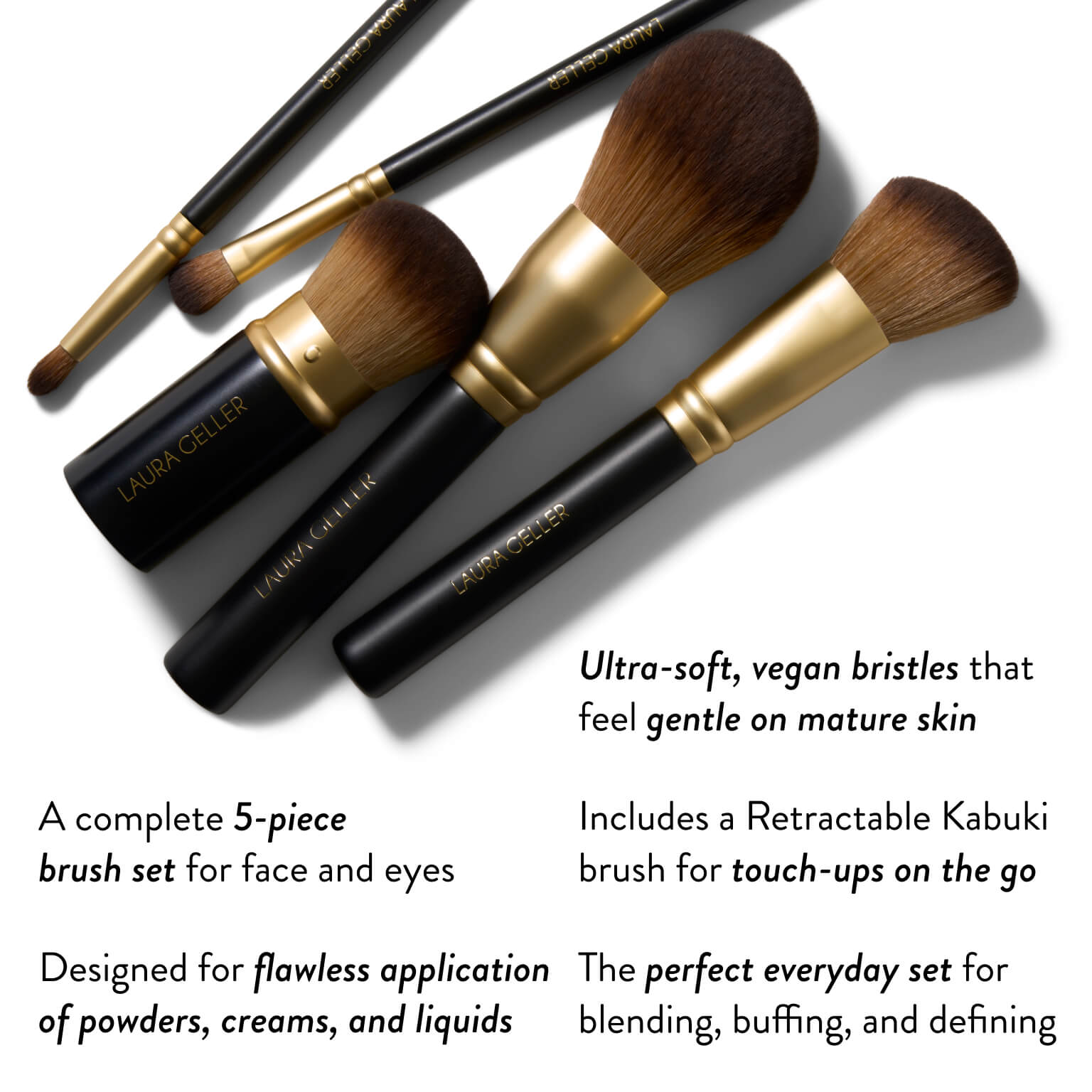 5PC Full Face Brush Set - Image 3